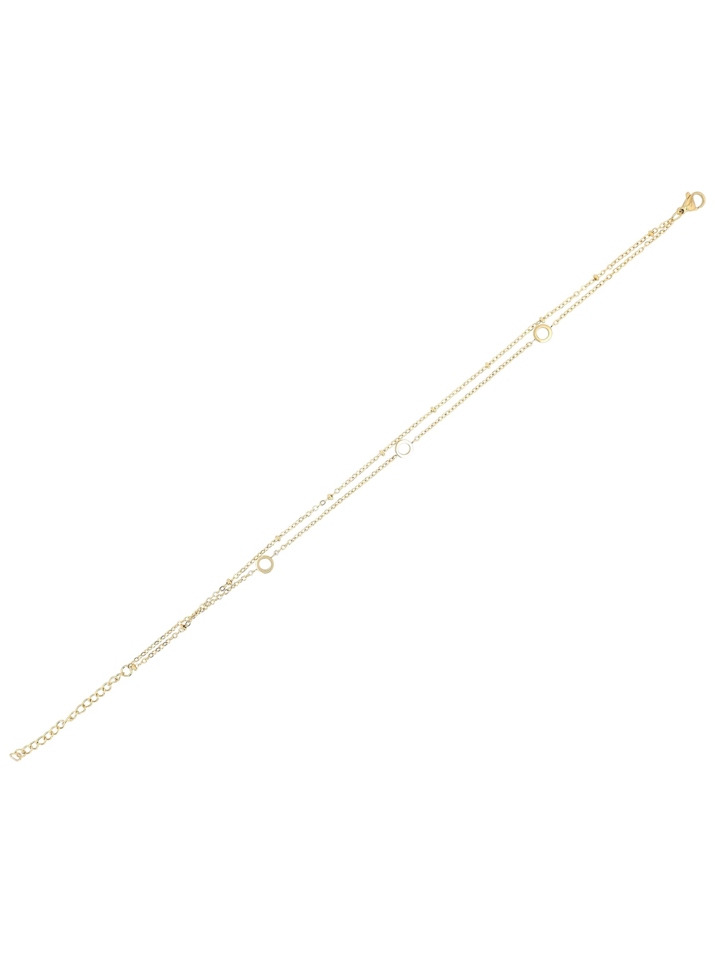 Akzent Fußschmuck 'Kanita, langlebig'‌‌‌‌‌‌ in Gold: Vorderseite
