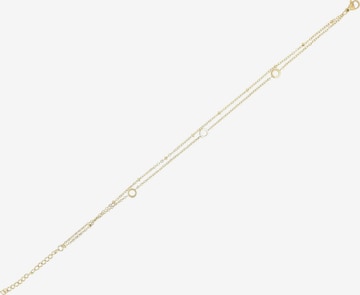 Akzent Fußschmuck 'Kanita, langlebig' in Gold: Vorderseite