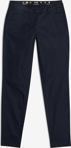 Skinny Pantalon chino G-STAR en bleu : devant
