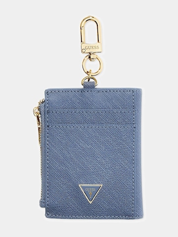 GUESS Key Ring in Blue: front