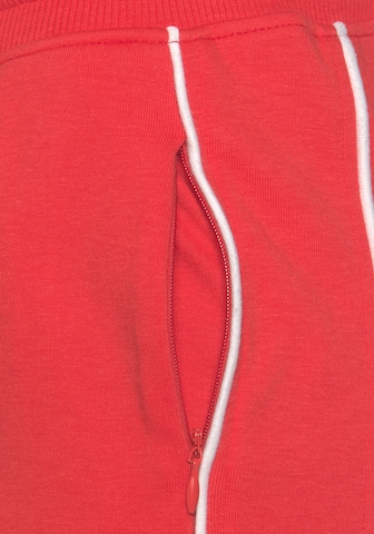 H.I.S Regular Broek in Rood