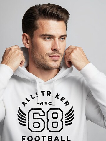 Neverless Sweatshirt 'Football NYC' in White