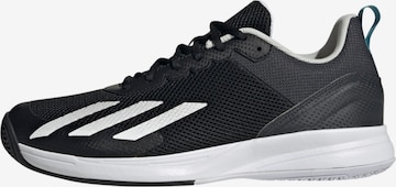 ADIDAS PERFORMANCE Athletic Shoes 'Courtflash Speed' in Black: front