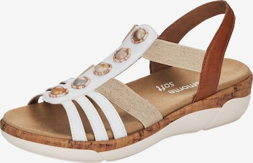 REMONTE Strap Sandals in Mixed colors: front