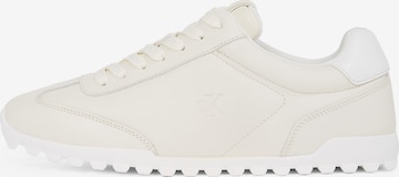 Baskets basses 'RUNNER' Calvin Klein Jeans en blanc : devant