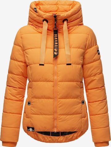 NAVAHOO Winterjacke 'Amayaa' in Orange: Vorderseite