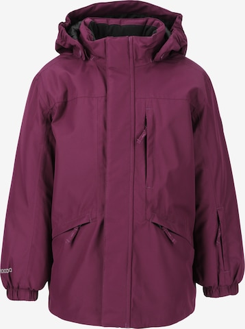 ZigZag Athletic Jacket 'Arctic' in Red: front