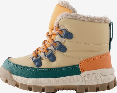 Next Čizme za snijeg u svijetlobež / smaragdno zelena / narančasta, Pregled proizvoda