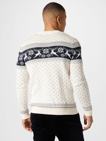 SELECTED HOMME Sweater in White