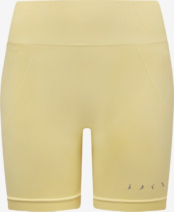 Skinny Pantalon de sport 'Urdhva' Born Living Yoga en jaune : devant