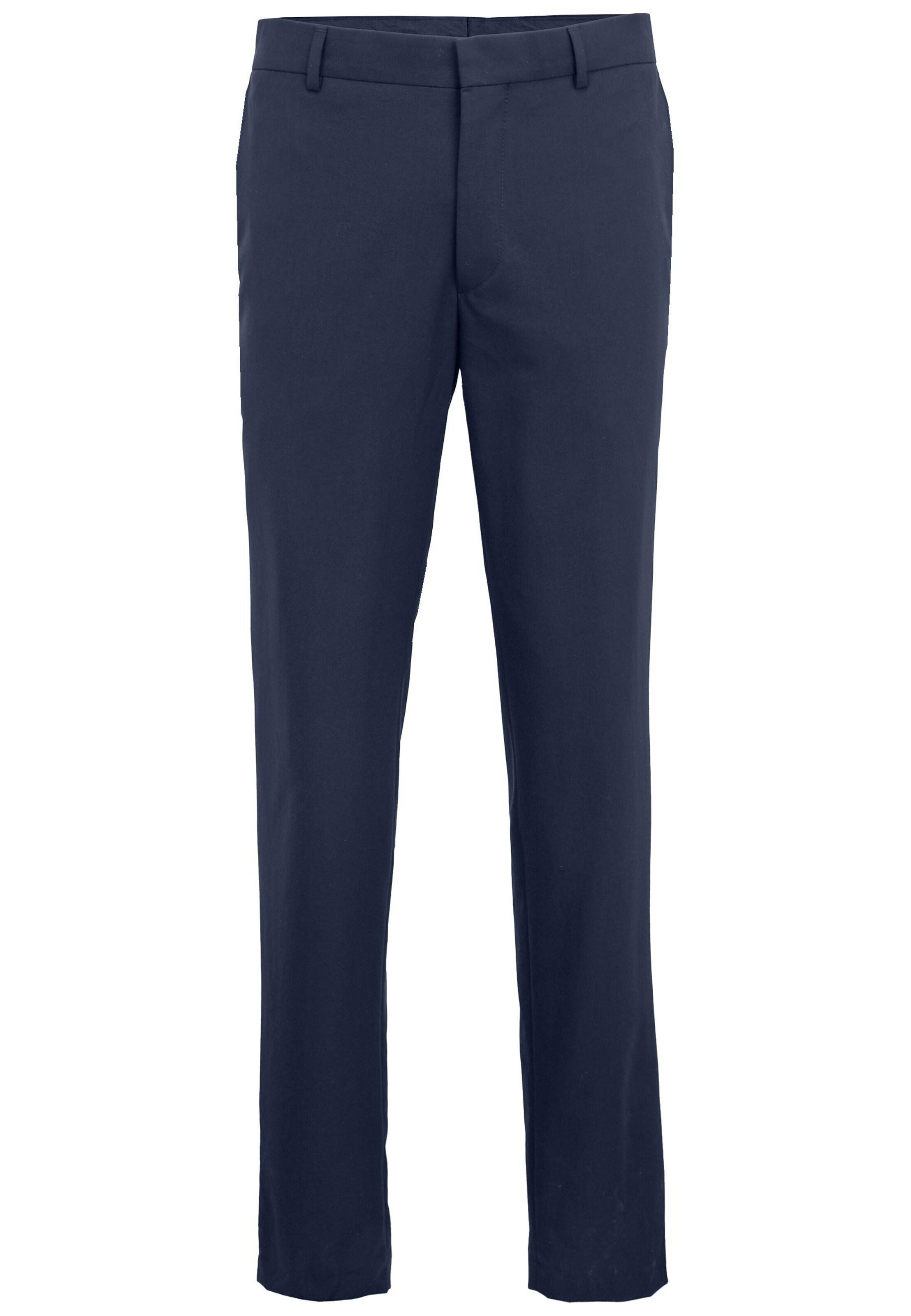 Coupe slim Pantalon Steffen Klein en bleu : devant