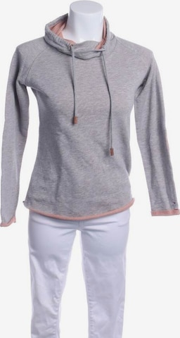 TOMMY HILFIGER Sweatshirt & Zip-Up Hoodie in S in Grey: front