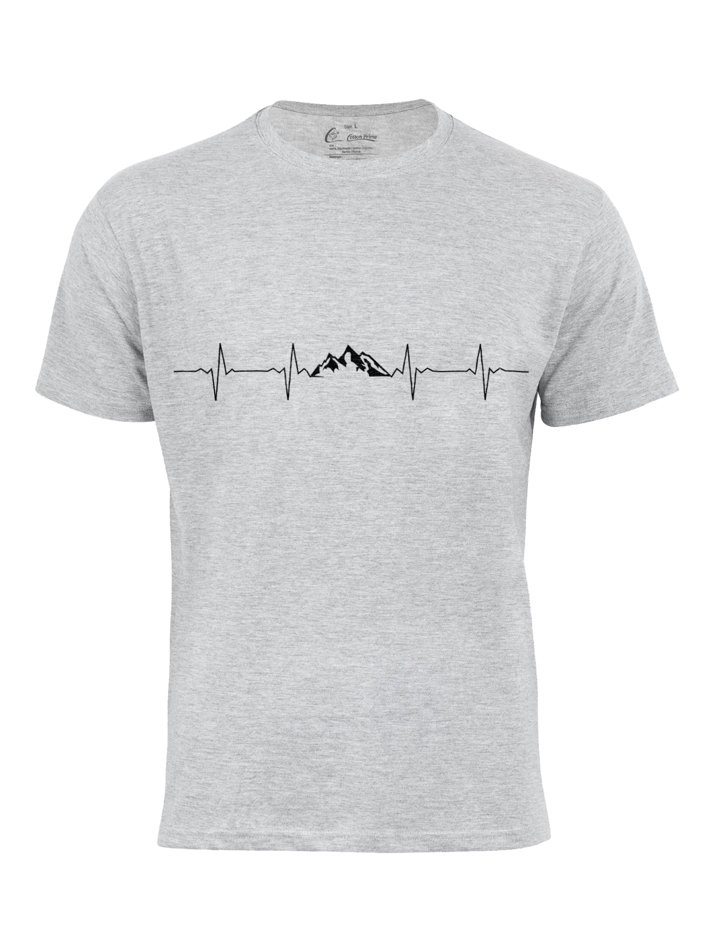 Cotton Prime T-Shirt in Grau: Vorderseite