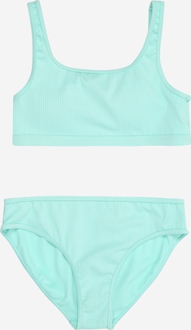 Abercrombie & Fitch Bustier Bikini värissä vihreä: etupuoli