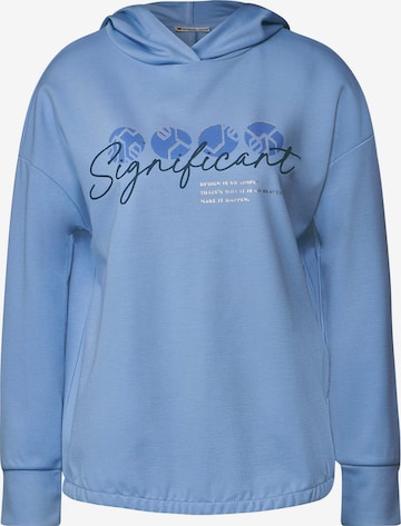 STREET ONE Sweatshirt in Blau: predná strana