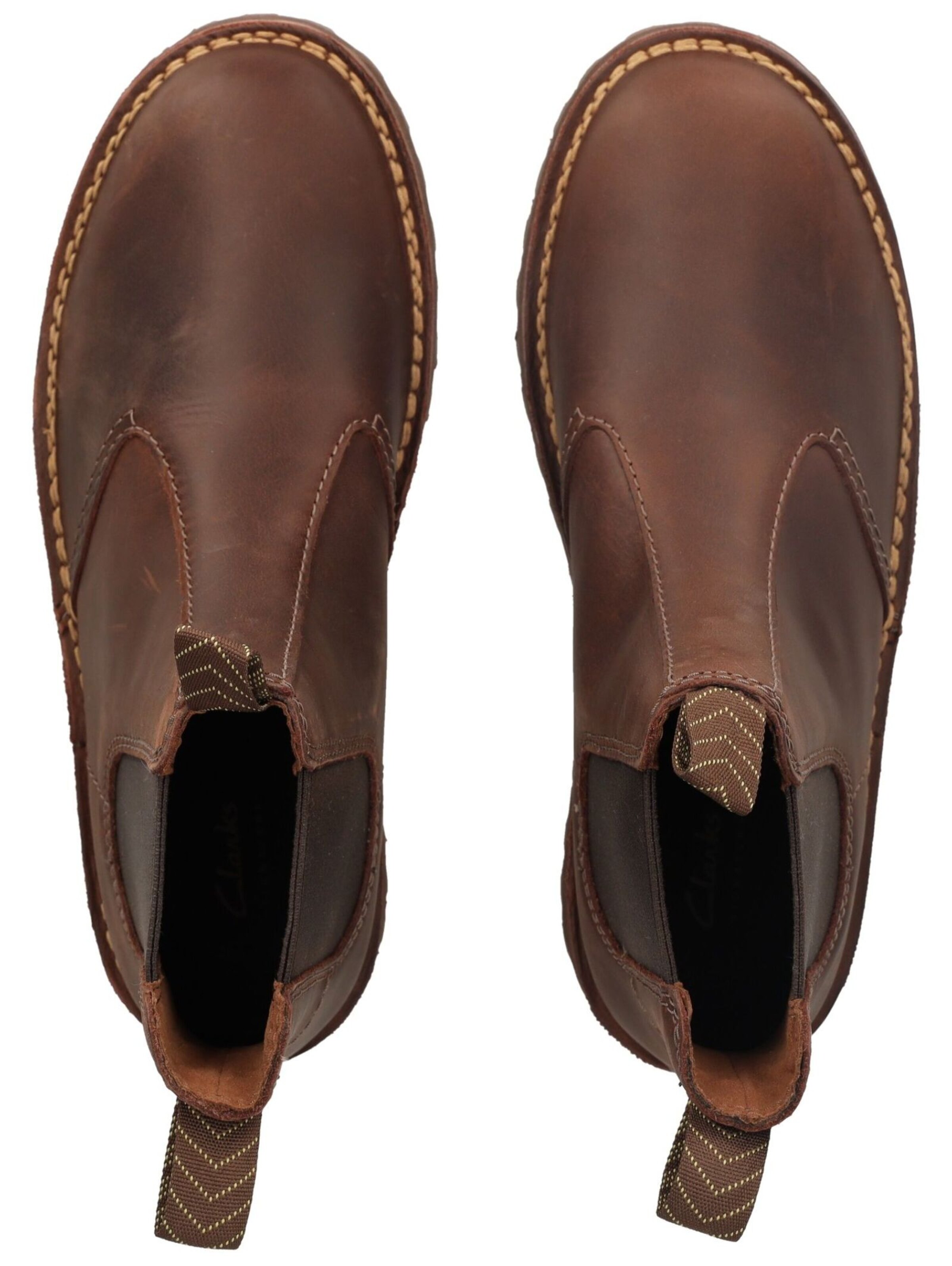 Bottes à lacets CLARKS en marron