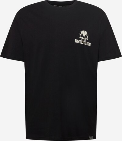 King Kerosin T-Shirt in schwarz / weiß, Produktansicht