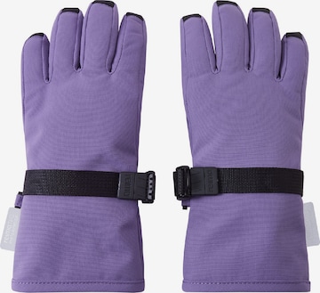 Reima Gloves 'Tartu' in Purple: front