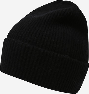 juoda LeGer Premium Megzta kepurė 'Godela': priekis