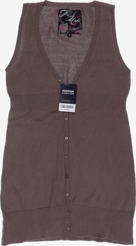 Fresh Made Vest in S in Brown: front