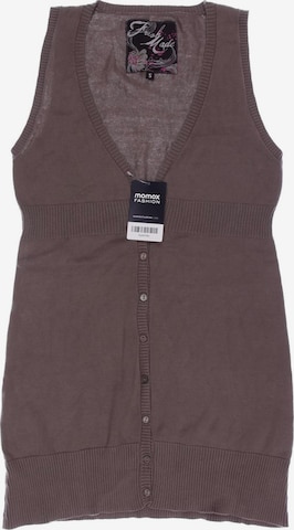 Fresh Made Vest in S in Brown: front