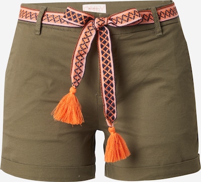 ONLY Chino nohavice 'ONLGeorgia' - olivová / oranžová / čierna, Produkt