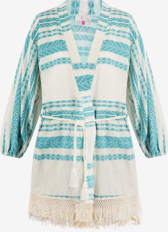 IZIA Kimono in Blauw: voorkant