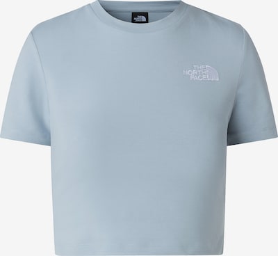 S dydžio Marškinėliai 'ESSENTIAL' iš THE NORTH FACE, spalva – melsvai pilka / balta, Prekių apžvalga