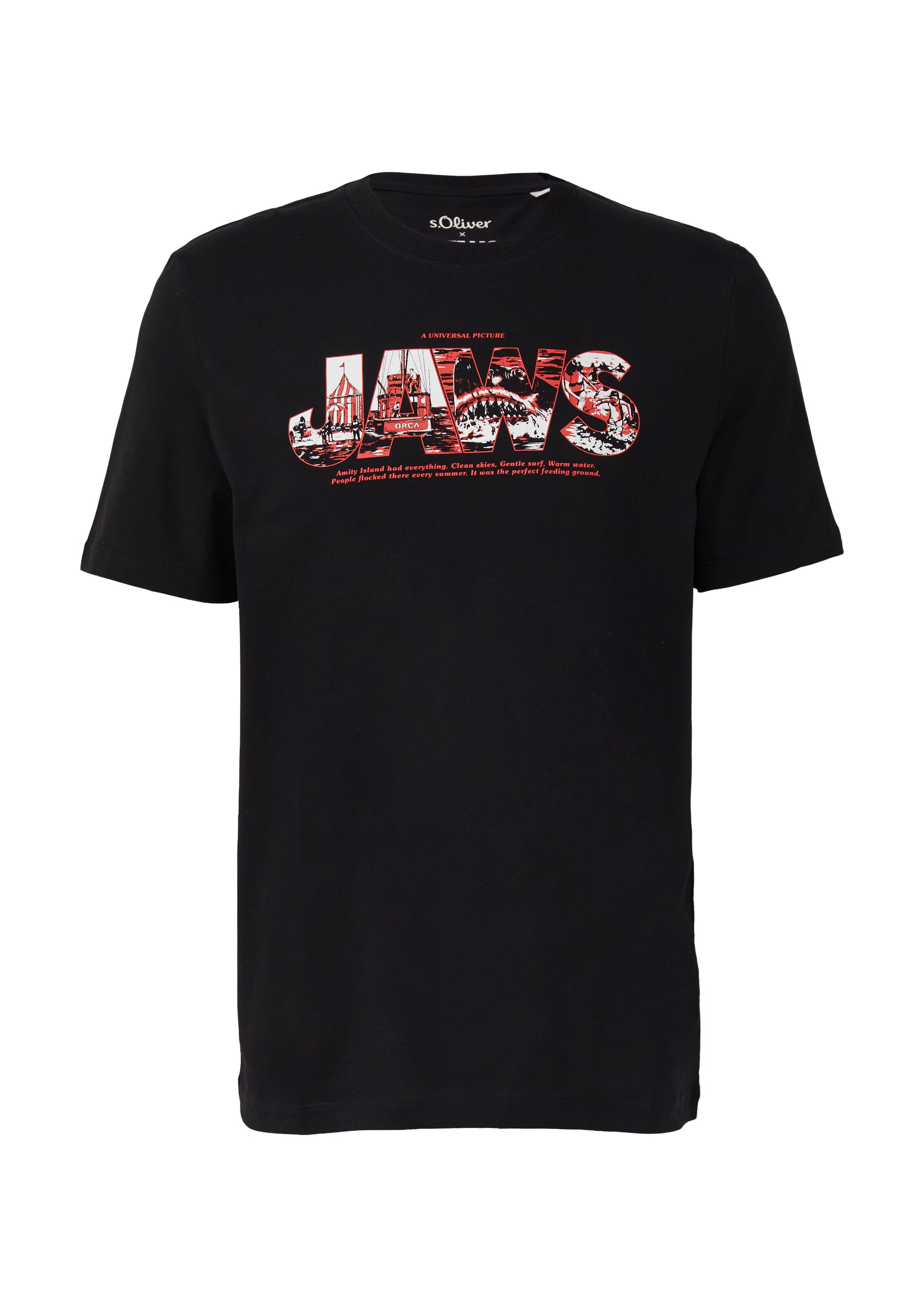 s.Oliver Shirt in Black: front