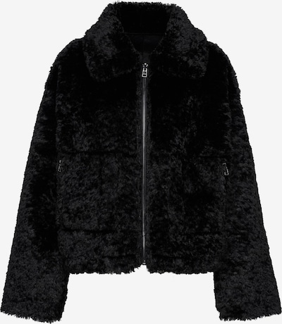 MANISA Between-Season Jacket 'Kunstpelzjacke' in S in Black, Item view