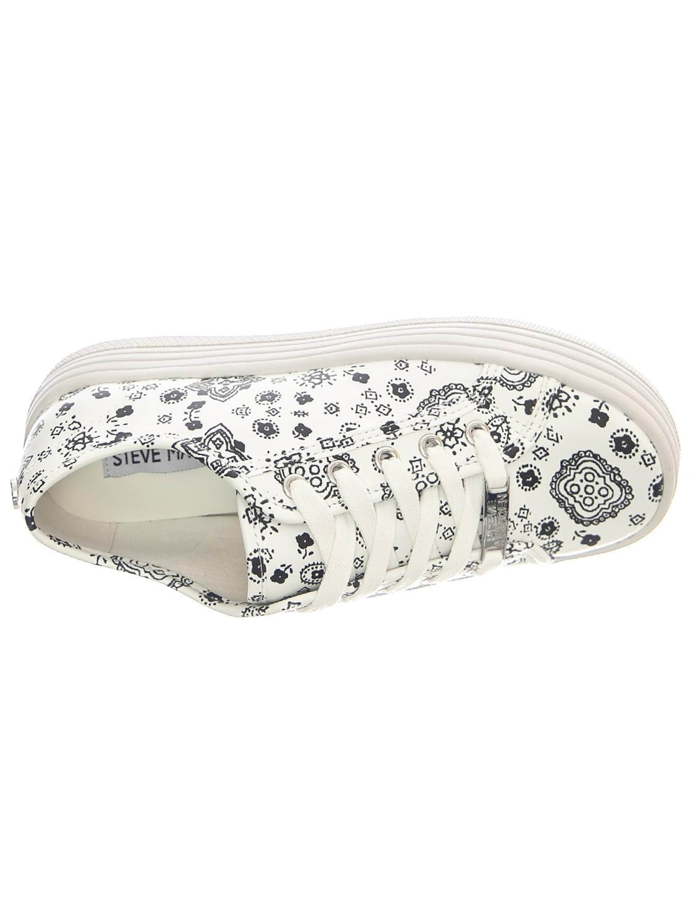 STEVE MADDEN Buty sportowe sznurowane 'Bobbi' w kolorze biały
