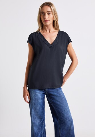 STREET ONE Blouse in Blue: front