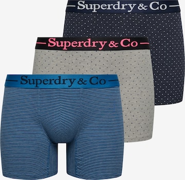 Superdry & Co Boxer shorts in Blue: front