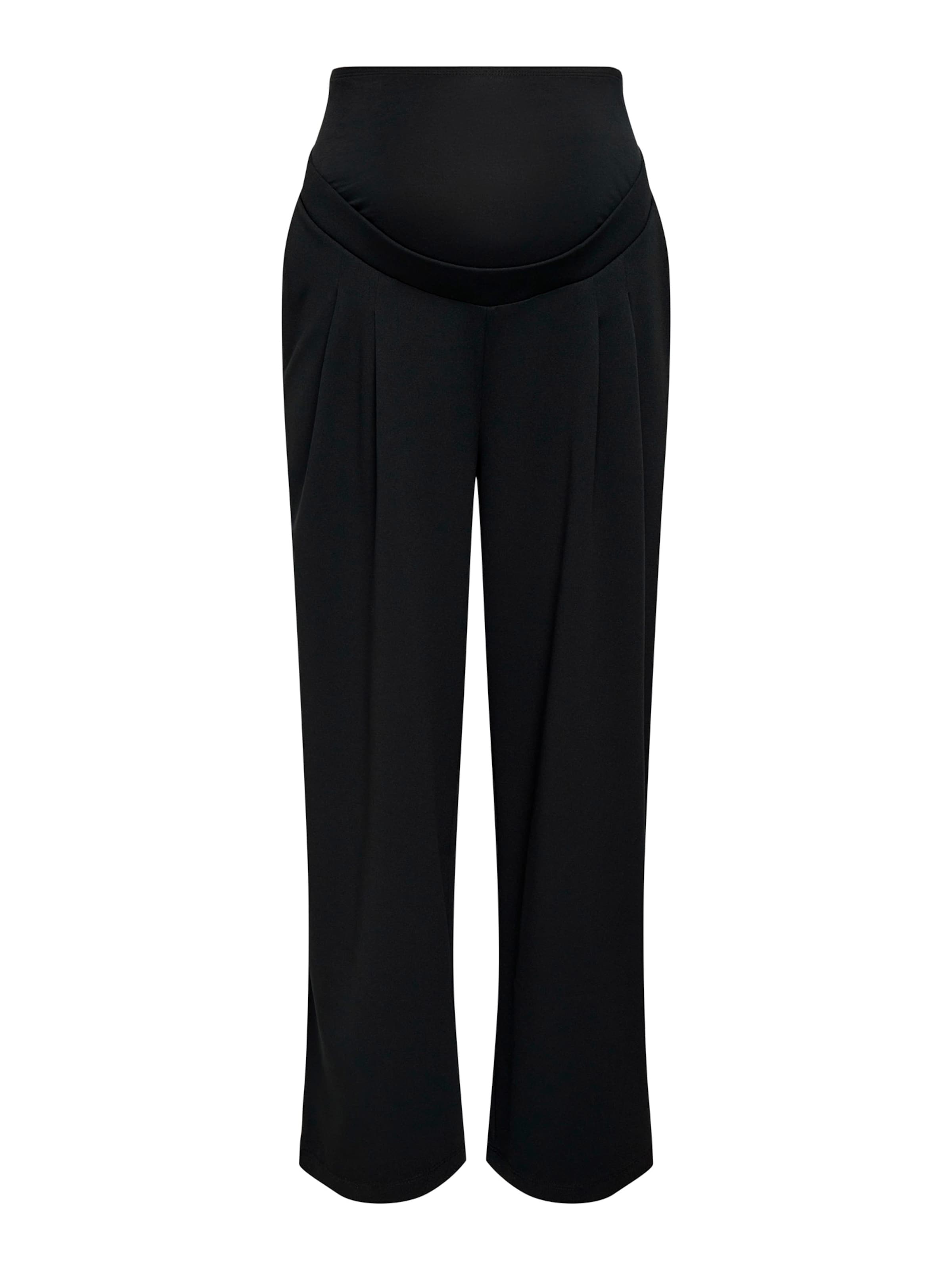 Only Maternity - Pierna ancha Pantalón 'OLMBANG' en negro