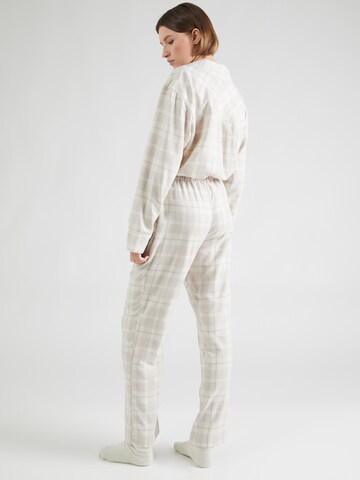 Pantalon de pyjama Abercrombie & Fitch en beige