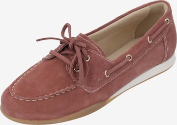 Mocassino di Nero Giardini in rosa: frontale