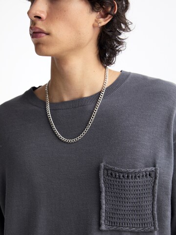 T-Shirt Pull&Bear en gris