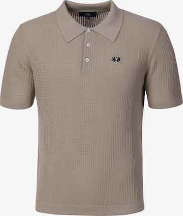 Maglietta di La Martina in beige: frontale