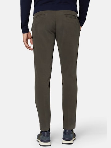 Regular Pantalon à plis Boggi Milano en gris