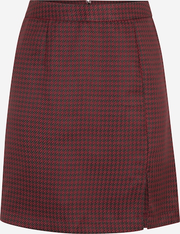 Pieces Tall Skirt in Red: front