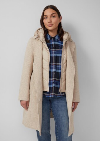 Manteau mi-saison s.Oliver en beige : devant