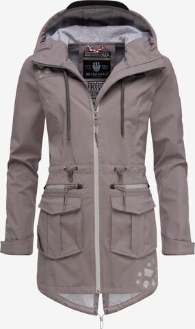MARIKOO Weatherproof jacket 'Ulissaa' in Grey: front