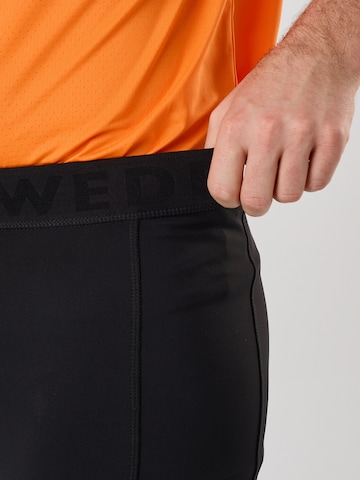 SWEDEMOUNT Skinny Sportbroek 'Core' in Zwart
