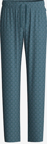 CALIDA Pyjamahose 'RMX Sleep Leisure' in Grün: Vorderseite