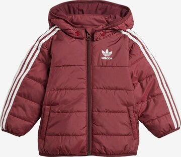 Veste mi-saison ADIDAS ORIGINALS en rouge : devant