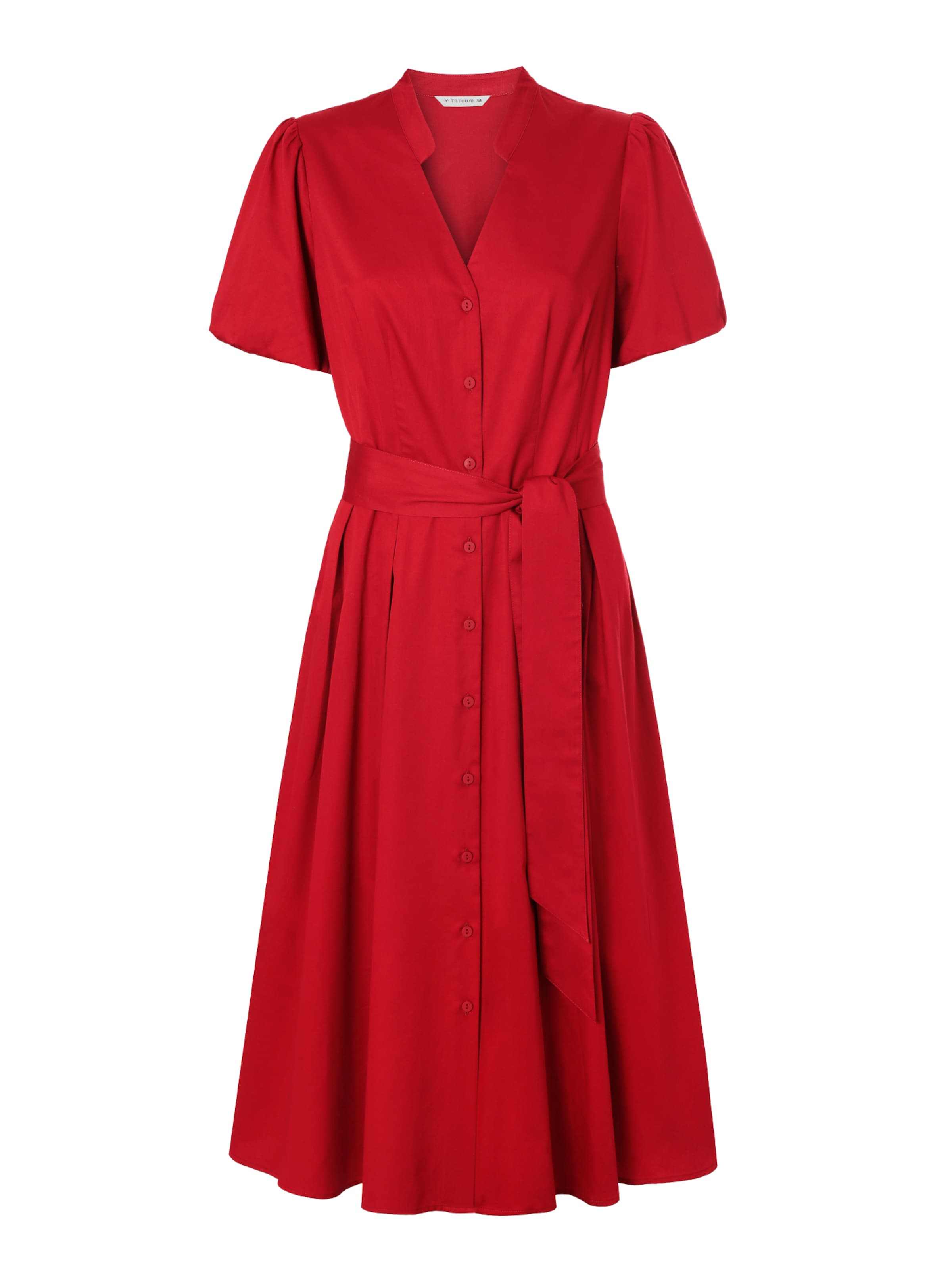 Rochie tip bluză de la TATUUM pe roșu: față