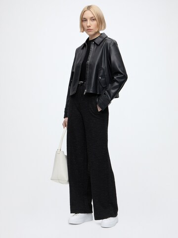 GUESS Wide leg Παντελόνι 'JOLE' σε μαύρο