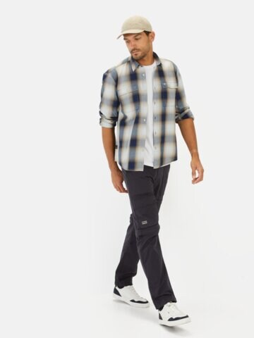CAMEL ACTIVE Regular fit Button Up Shirt in Blue