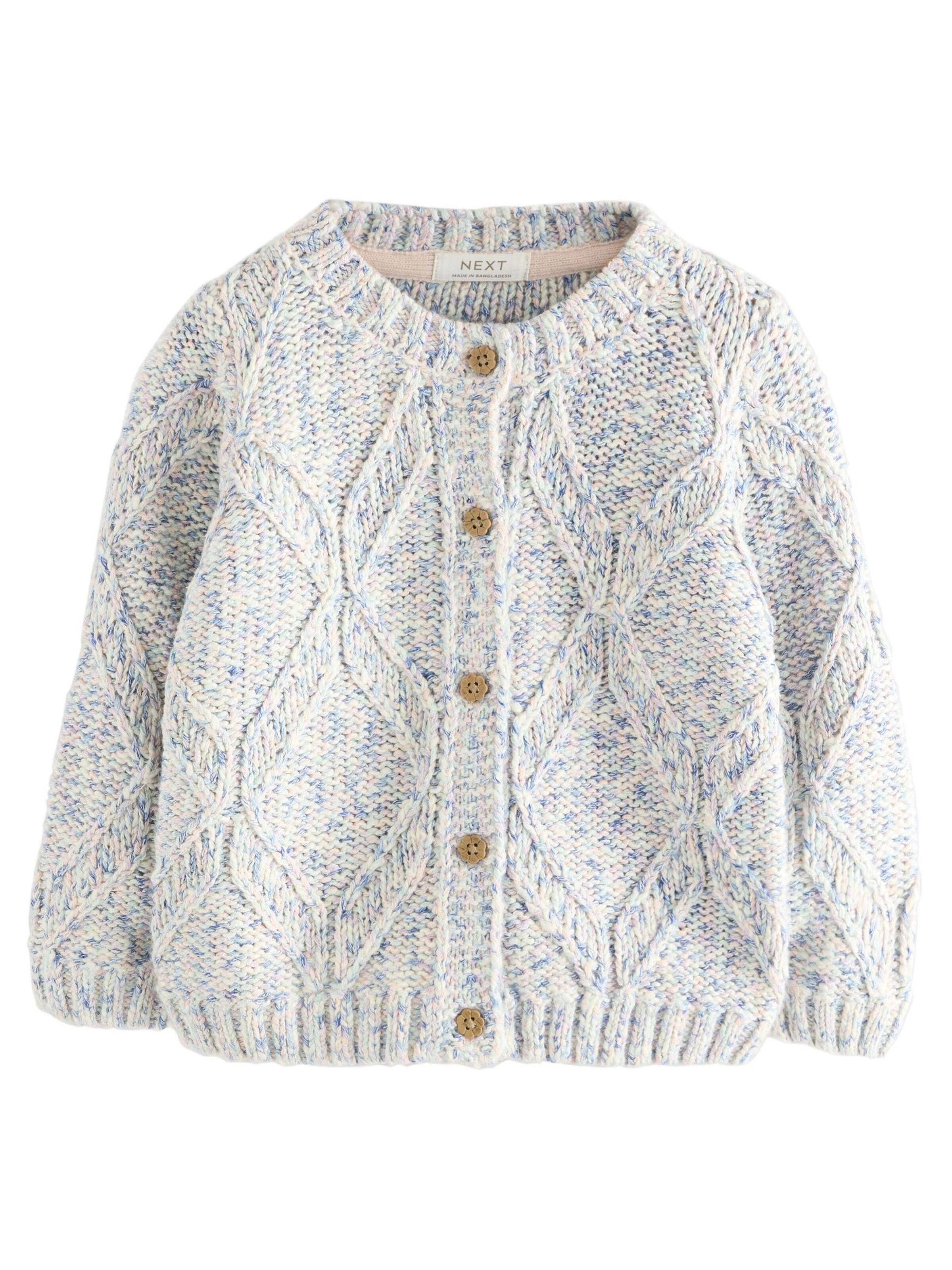 Next Knit cardigan in Blue: front