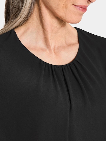 Goldner Bluse in Schwarz